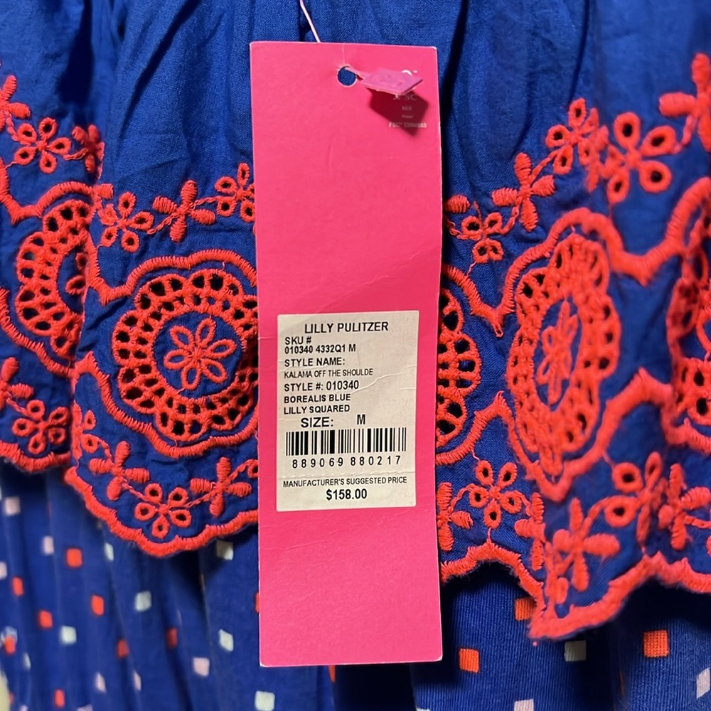 Lilly Pulitzer Kalama Off The Shoulder Dress - Picture 5 of 10